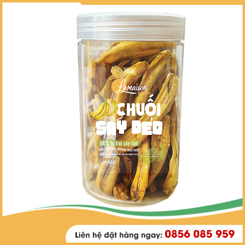 Chuối Sấy Dẻo<br>Khối Lượng Tịnh: 160gr